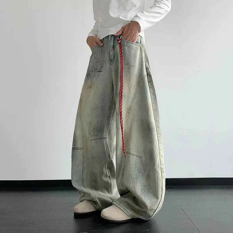 Adaptive Stretch Wide Leg Denim Jeans