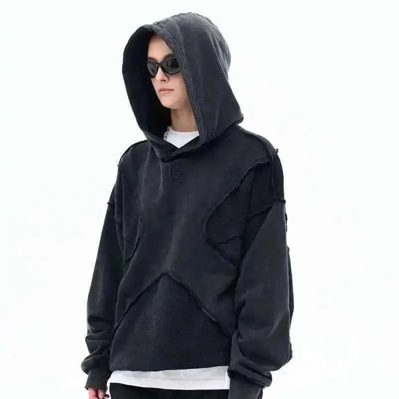 Chic Streetwear Reverse Car Design Hoodie