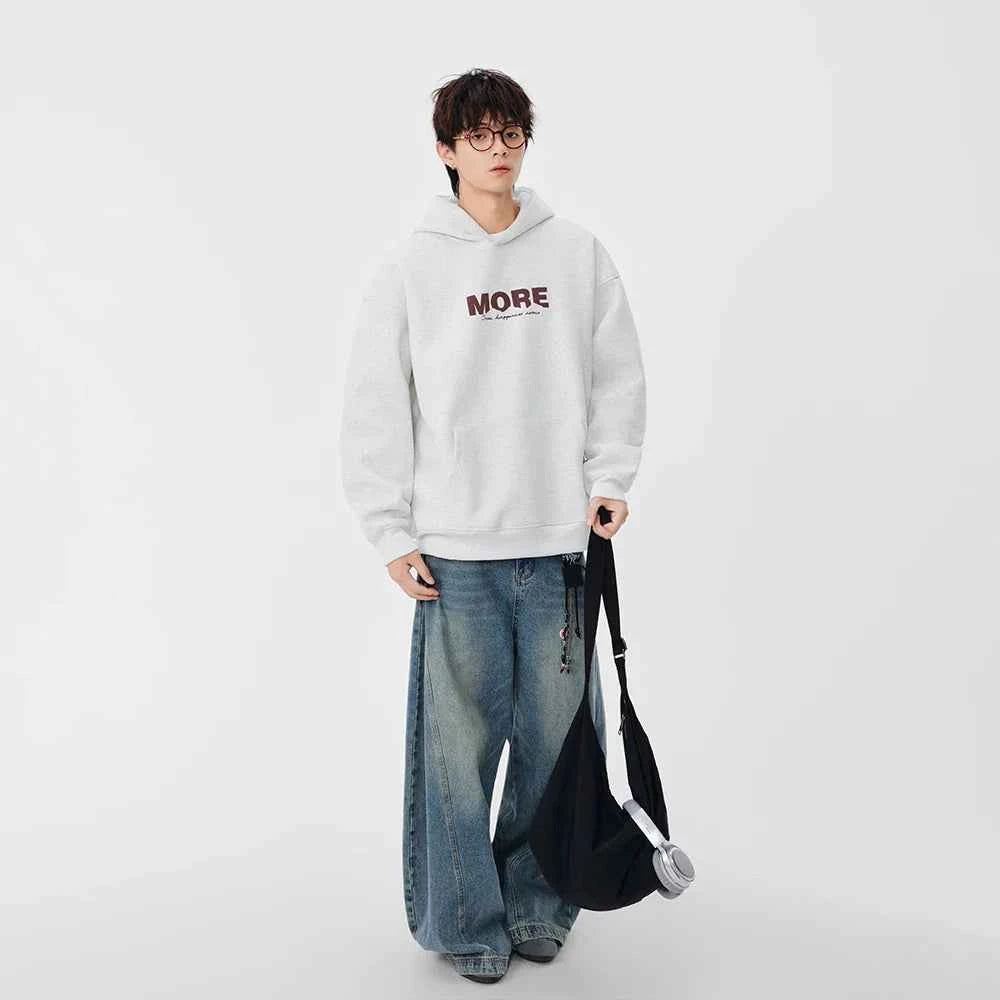 Y2K Signature Letter Print Casual Hoodie