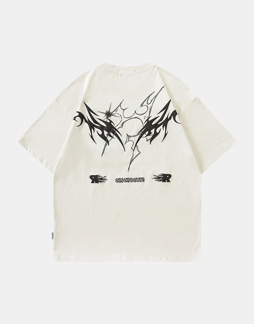Splatter Fire Flame Texture T-Shirt