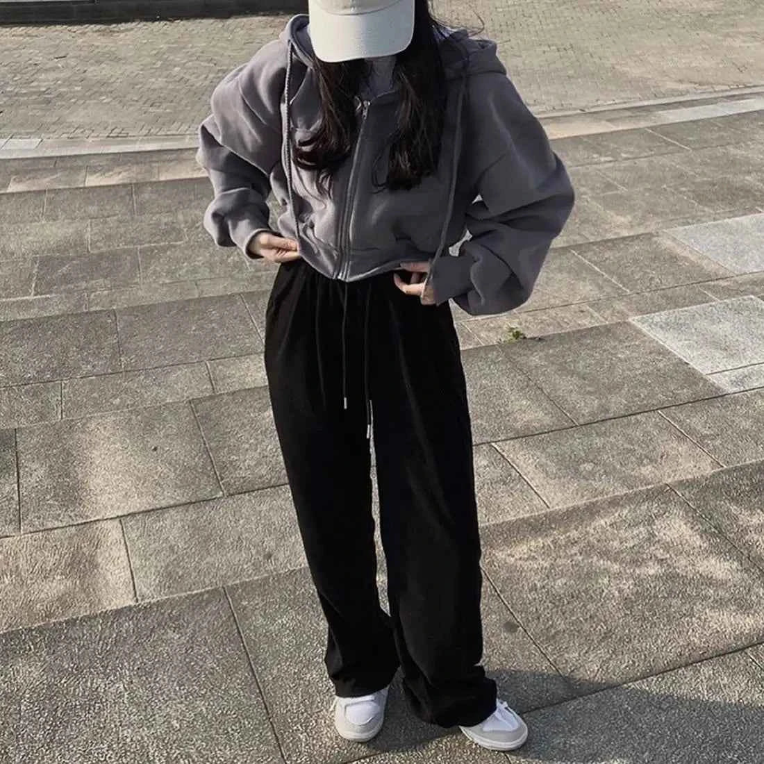 Zip Up Hoodie Layered