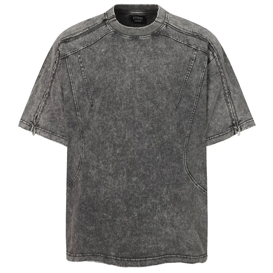 Streetwear Patchwork Oversized Tshirts