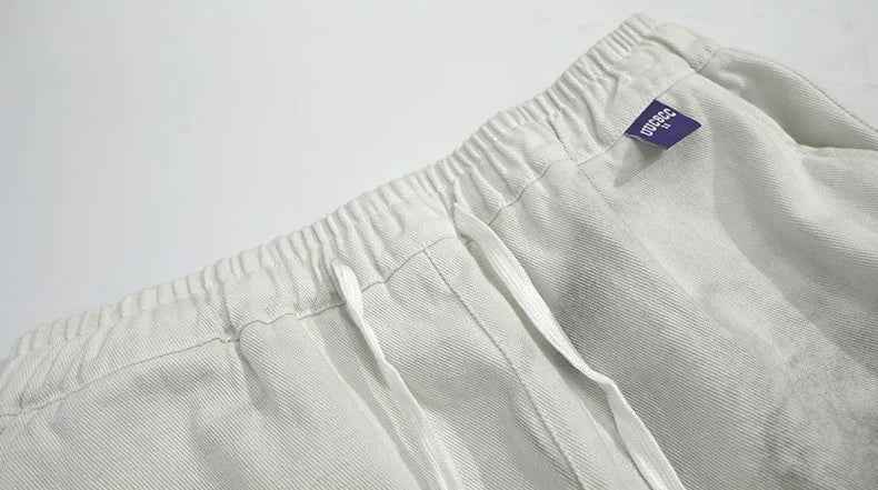 Streetwear High Street Patched Wide Leg Jeans