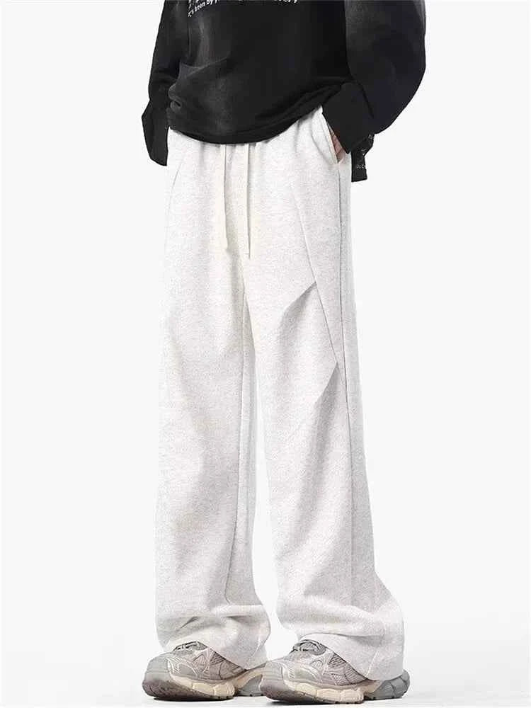 Cool Comfort Hip Hop Pleated Wide Leg SweatPants