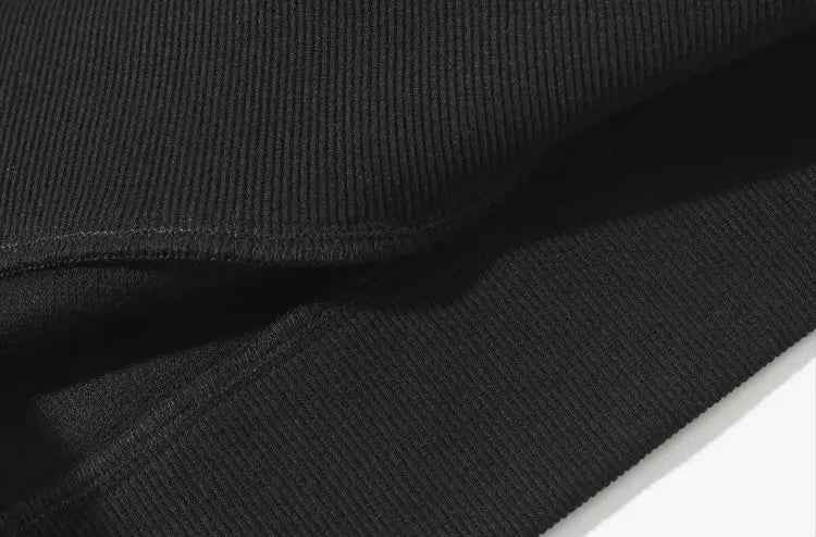 Versatile Faux Two Piece Polo Sweatshirt