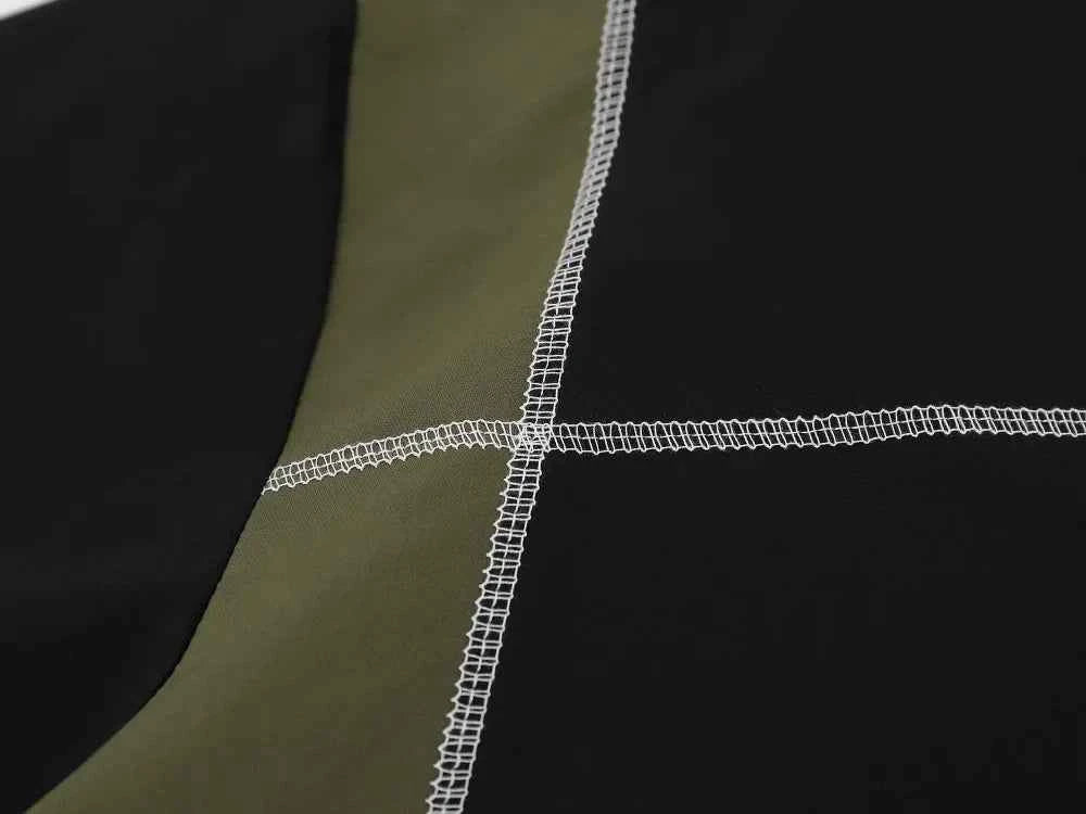 Casual Letter Embroidery Patchwork Long Sleeve Shirt