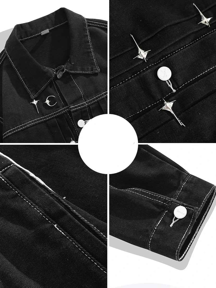 Stylish Heavy Industry Denim Jacket