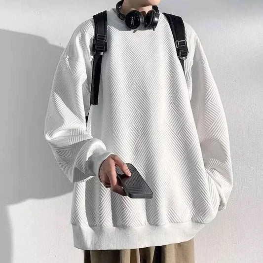 Versatile Classic Hip Hop Solid Color Sweatshirt