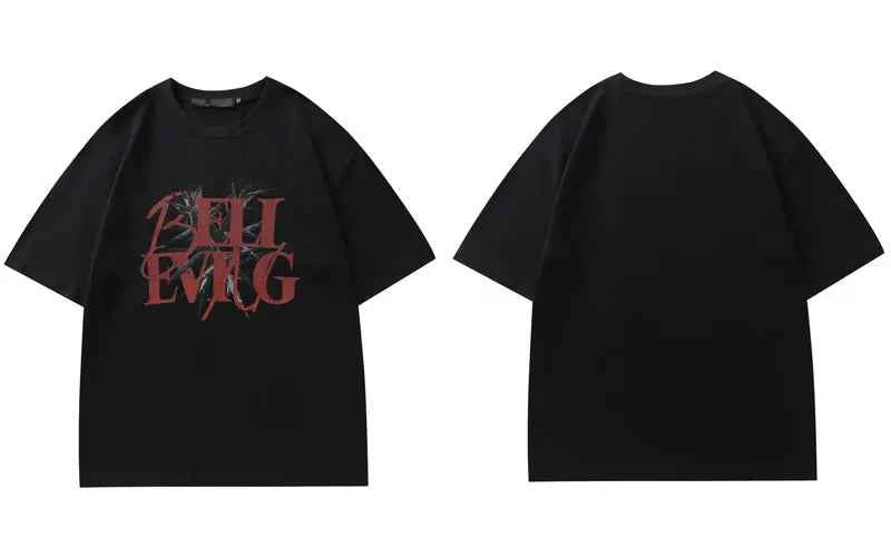 Comfortable Trendy Graphic Oversized Short Sleeve T-Shirt