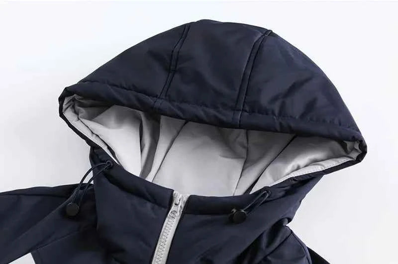 Y2K Oversized Windbreaker Hooded Jacket