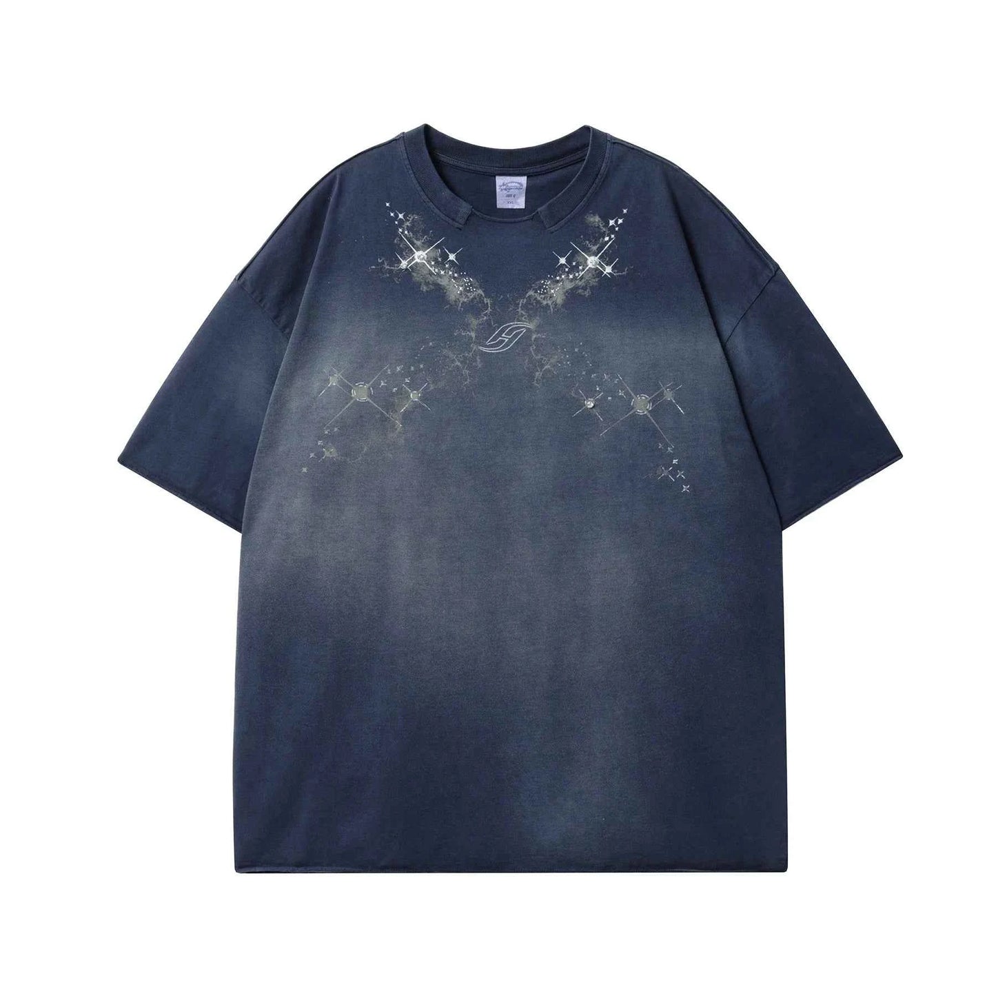 Retro Printed Short Sleeve Stylish T-Shirt