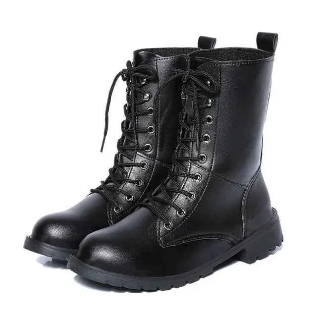 Luxury Modern Thick-Soled Strap Boots