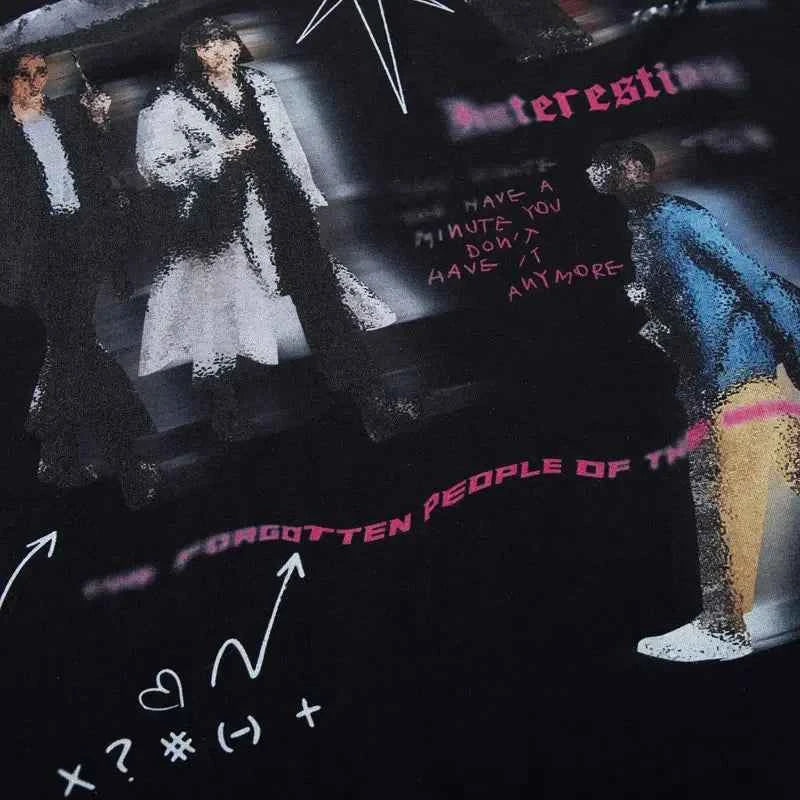 Effortless Streetwear Graphic Hip Hop Casual T-Shirt