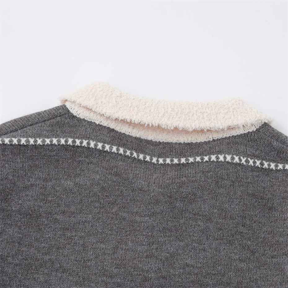 Premium Cool Oversized Knit Casual Sweater