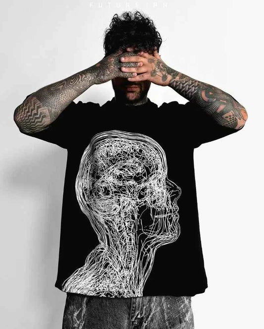Punk Hip Hop Gothic Loose Short Sleeve T-Shirt