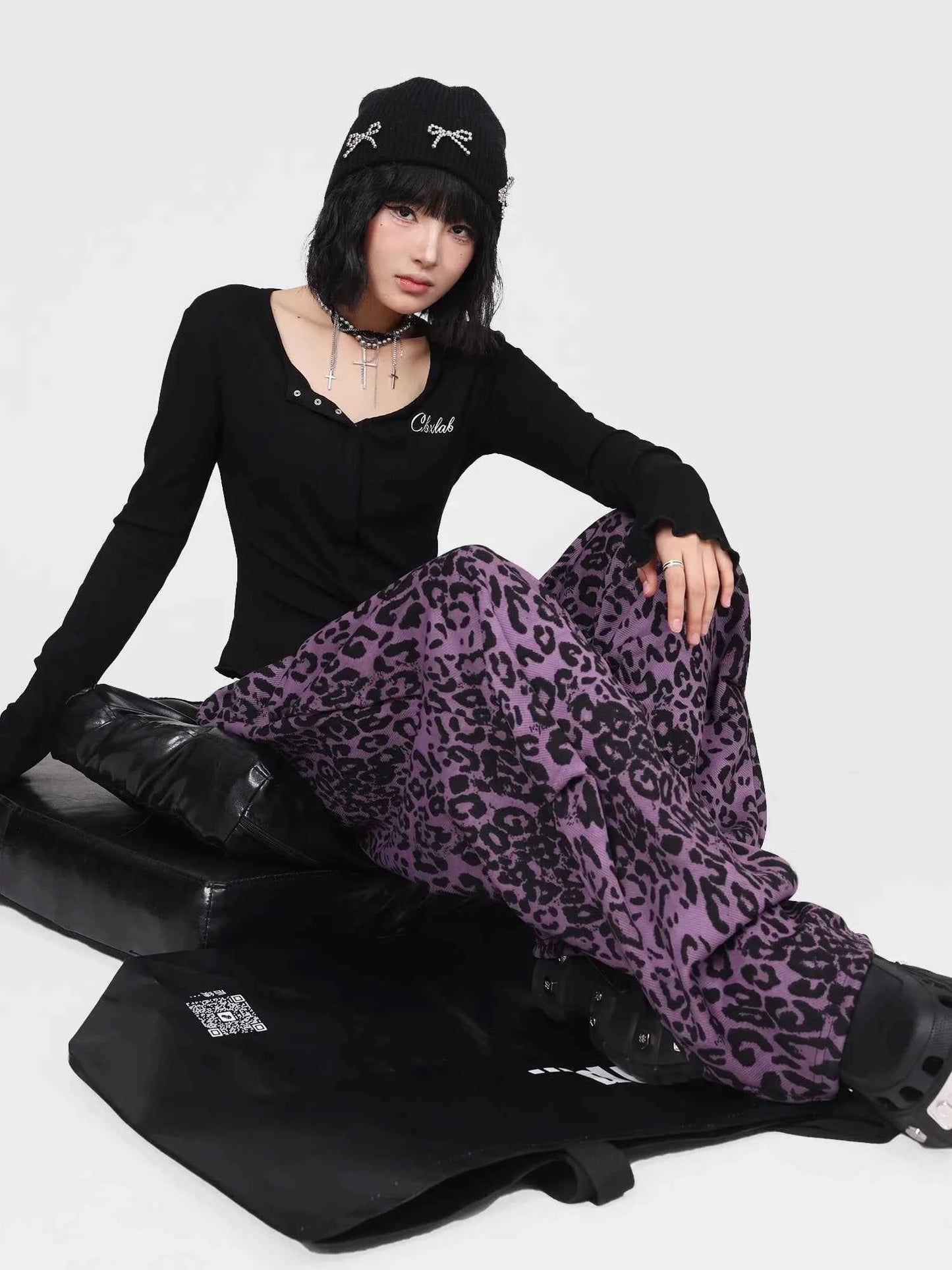 Leopard StreetWare Print Paratrooper Pants