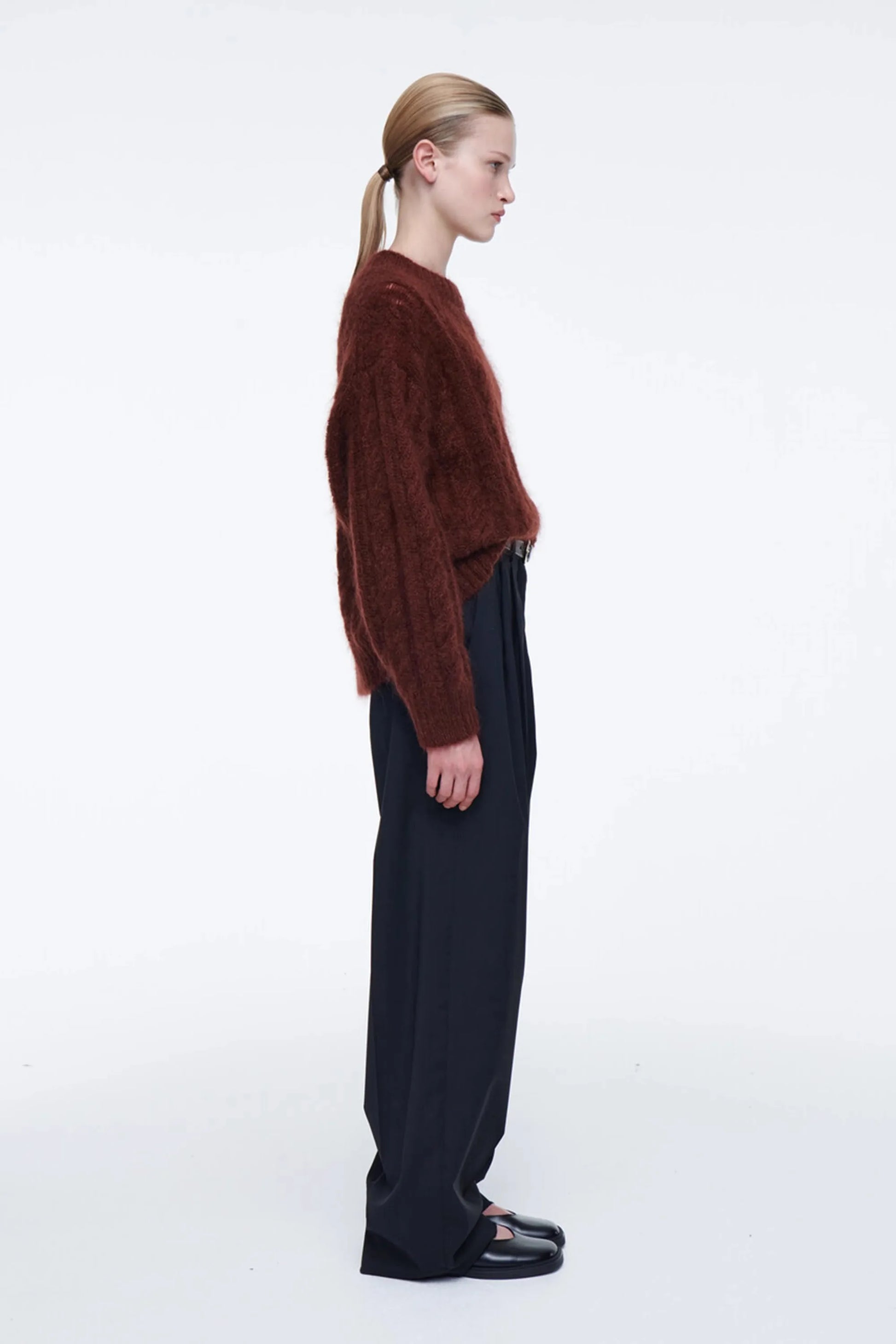 Women Casual Comfort Ethereal Spring Twist Knit Sweater - Luxuryurbanwear