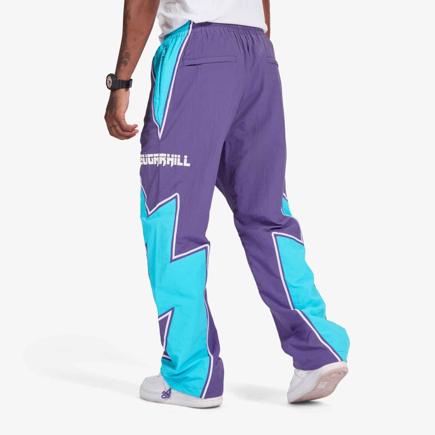 Sugarhill Bolt Windbreaker Pants - Purple
