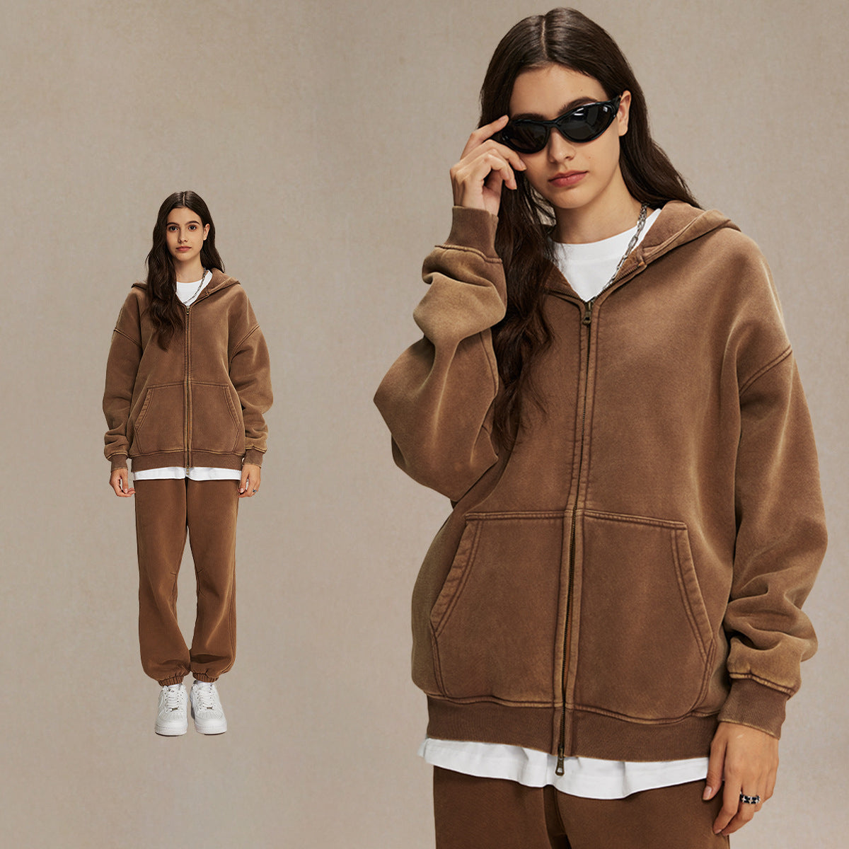 Vintage Unisex Washed Set - Luxuryurbanwear
