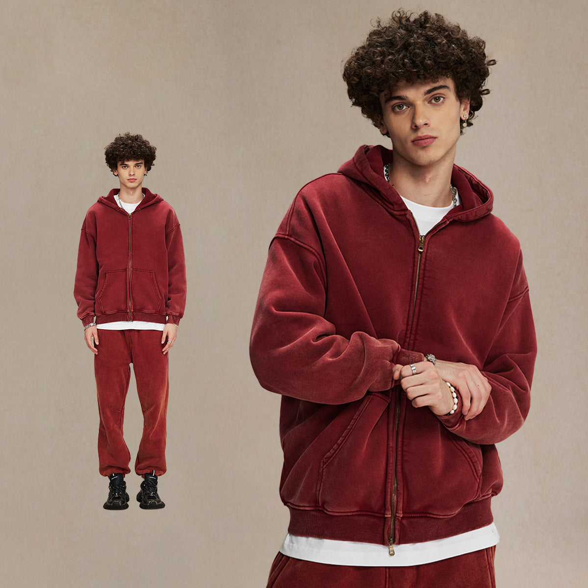 Vintage Unisex Washed Set - Luxuryurbanwear