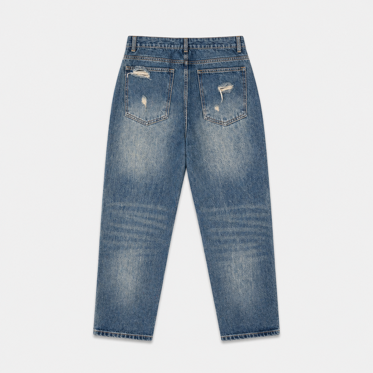 Indigo 26 Blue Distressed Jeans
