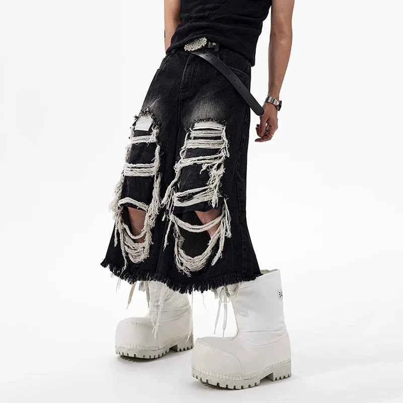 Vintage American Style Worn Out Jorts
