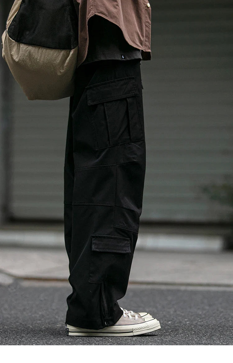Ankle Zipper Style Cargo Pants