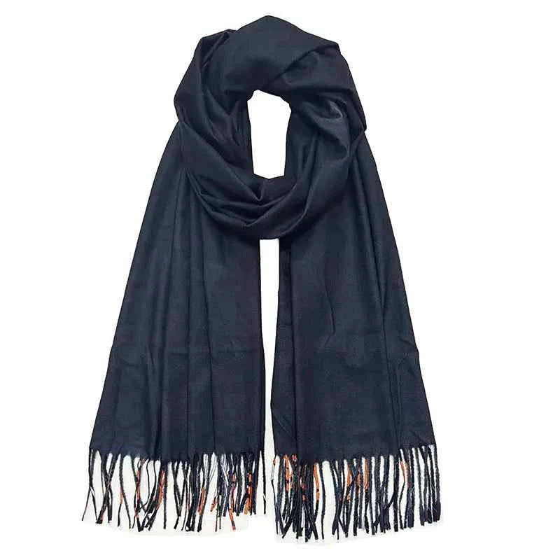 Monochrome Halloween Pumpkin Ghost Print Scarf