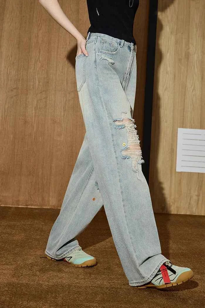 Durable Ripped Hip Hop Boyfrind Jeans