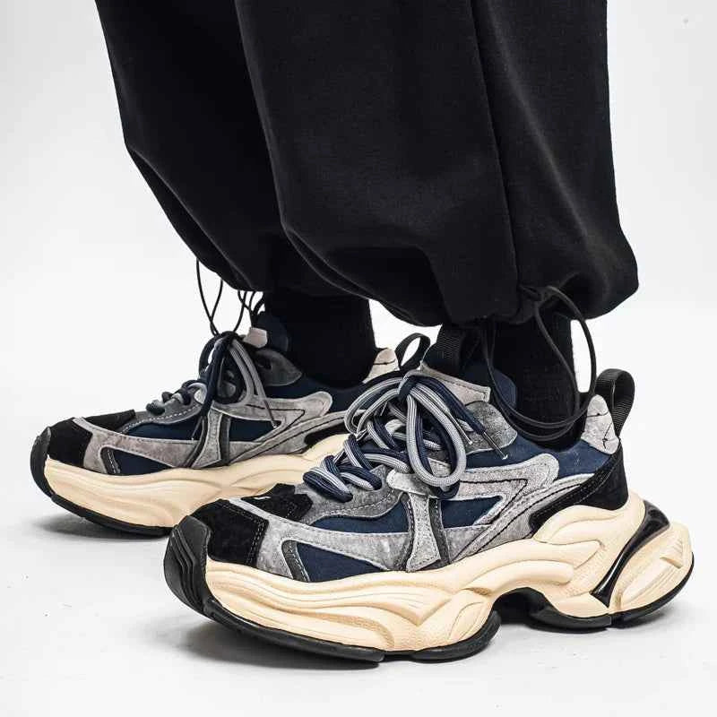 Versatile Thick Sole Height Increasing Sneakers