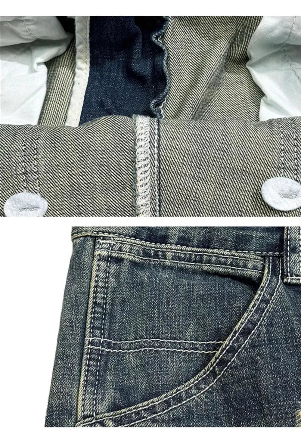 Ripped Denim Carpenter Jeans