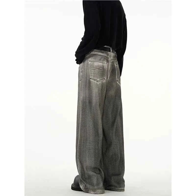 Spring Fashionable High Waist Straight Leg Denim Jeans