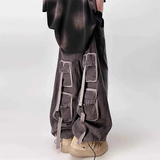 Work & Play Baggy Wide Leg Denim Jeans