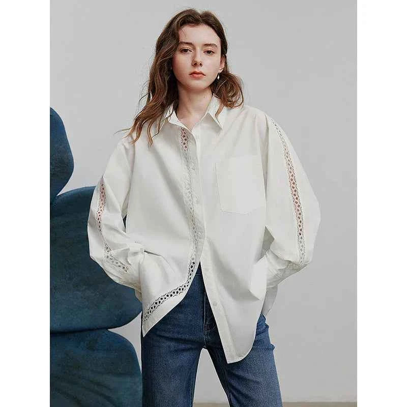 New Spring Lace Blouse Shirt