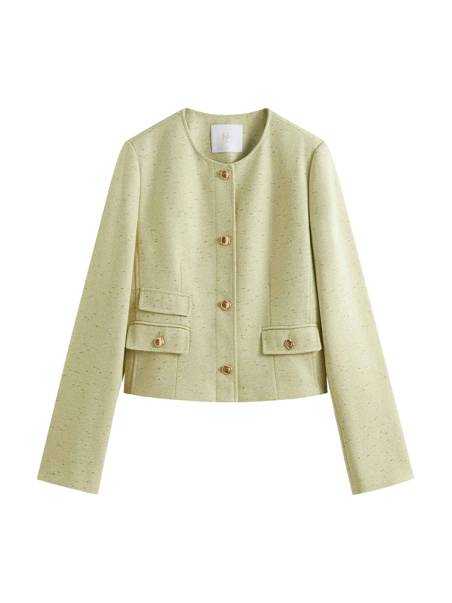 Women Chic Handsome Spring Tweed Jacket