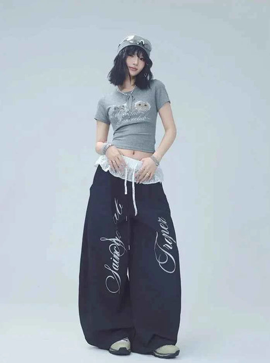 Quick Dry Black Tech Jazz Pants