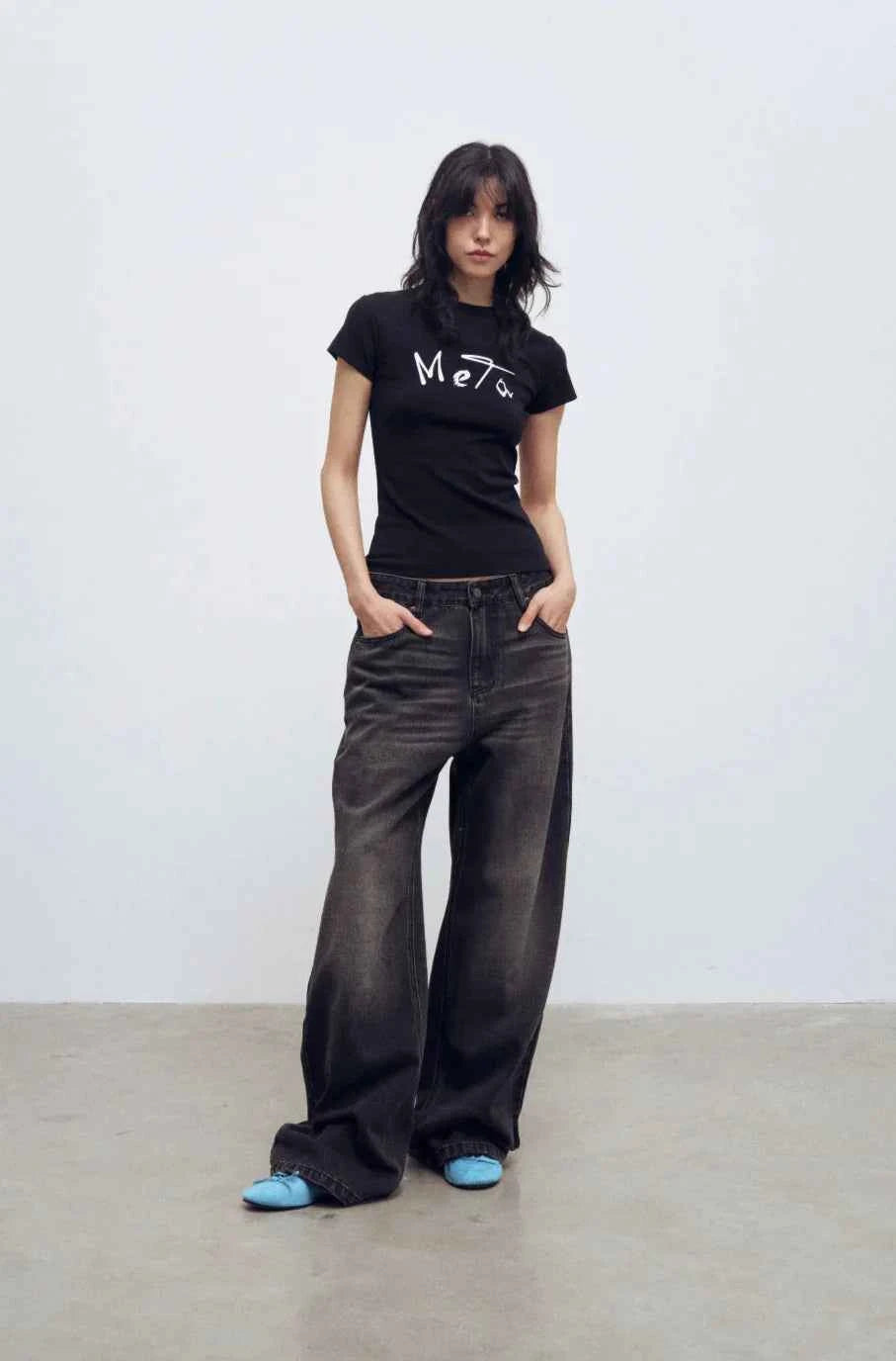Vintage Letter Print Casual Cotton T-Shirt