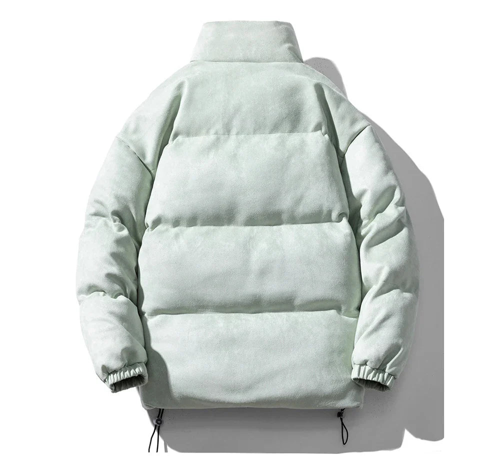 Dusky Color Padded Zipper Jacket