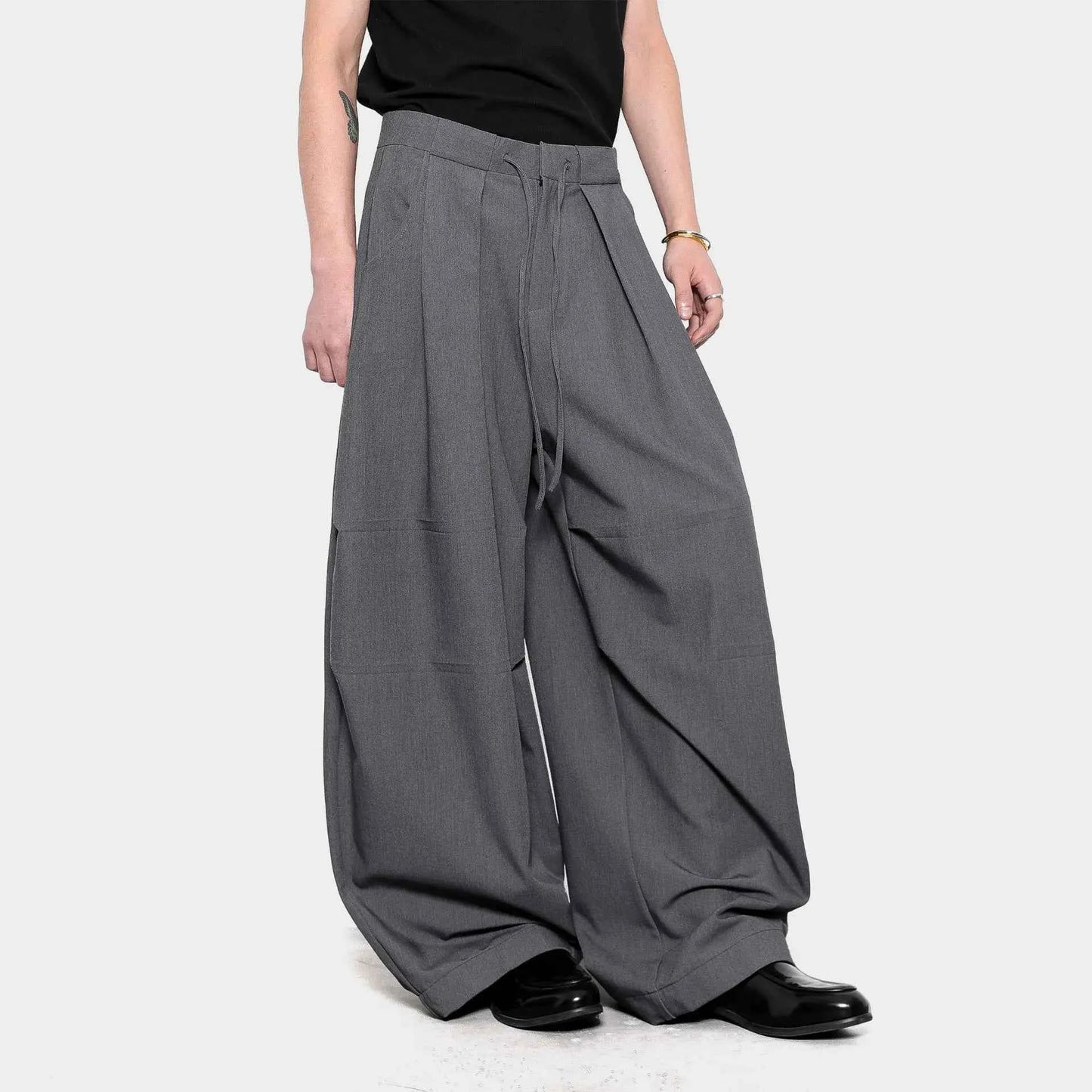 Handesome Retro Thin Wide Leg Casual Pants