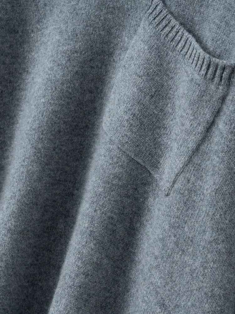 Luxury Cashmere Front Pocket Sweater