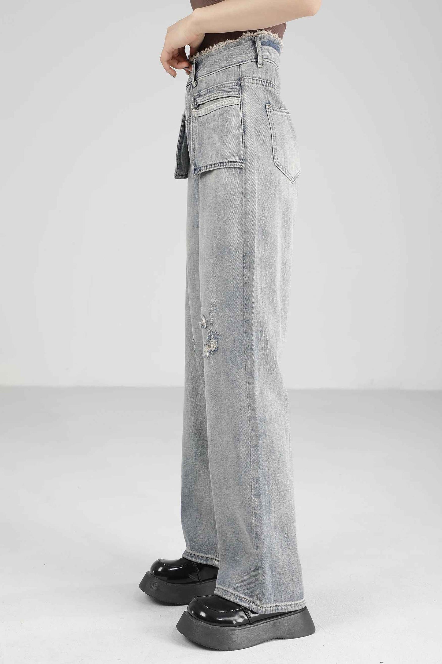 High-Quality Y2K High Waist Denim Jeans