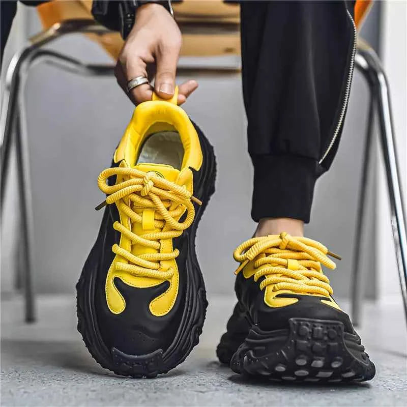 Breathable Lightweight Thick-Soled Running Sneaker
