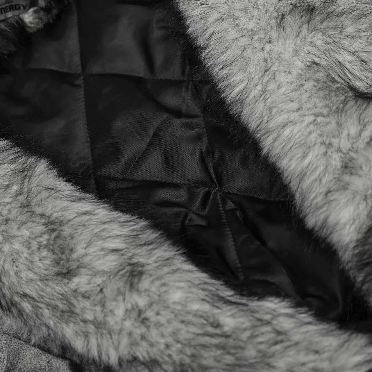 Durable Thick Parkas Fur Collar Hooded Jacket