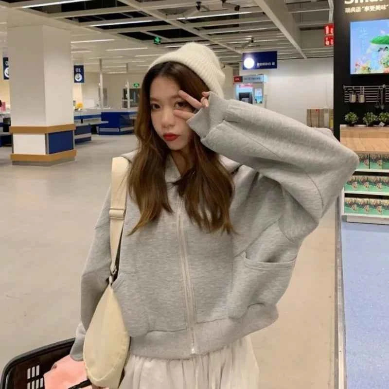 Cozy Oversized Rabbit Ear Hooded Sweatshirt