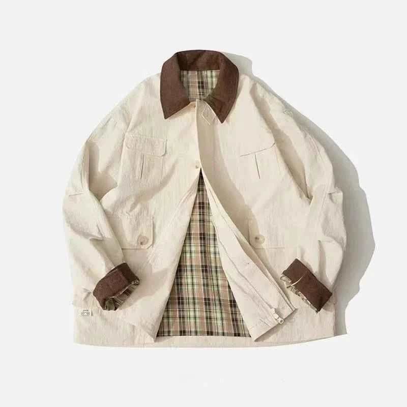 Men Classic Trendy Loose Retro Jacket