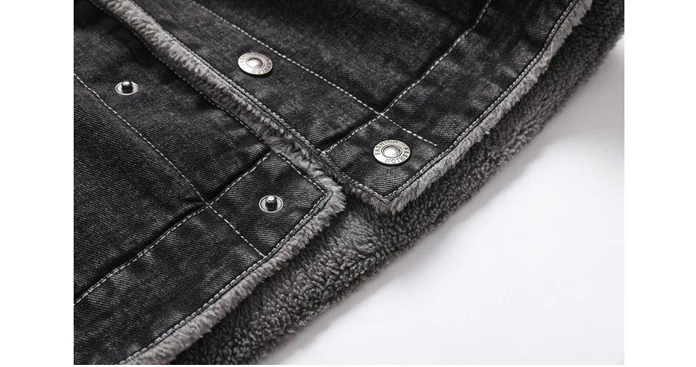 Neutral Color Button Up Fleece Jacket