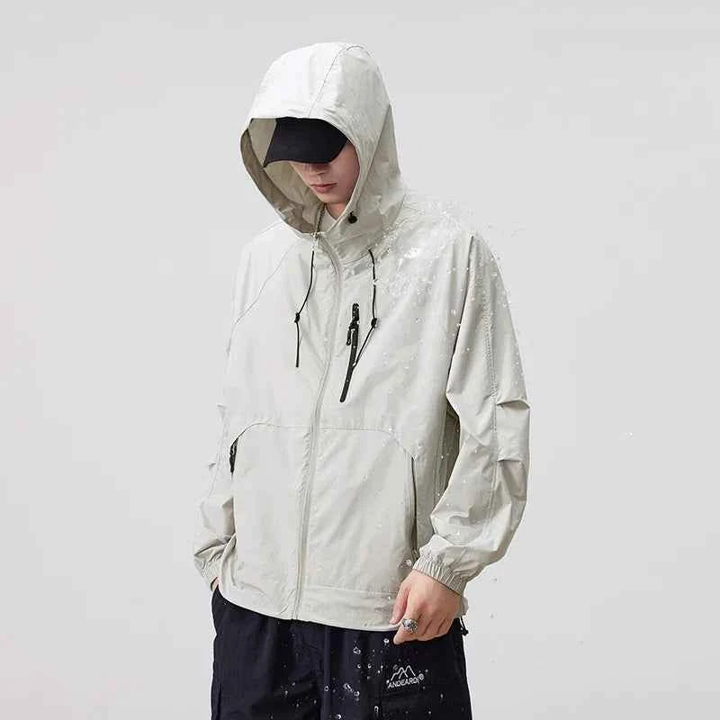 Breathable Waterproof Sunscreen Hooded Jacket