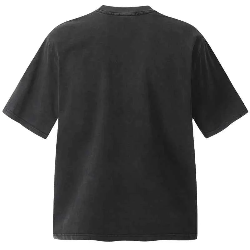 Streetwear Dark Gothic Graphic Printed Oversized T-Shirt