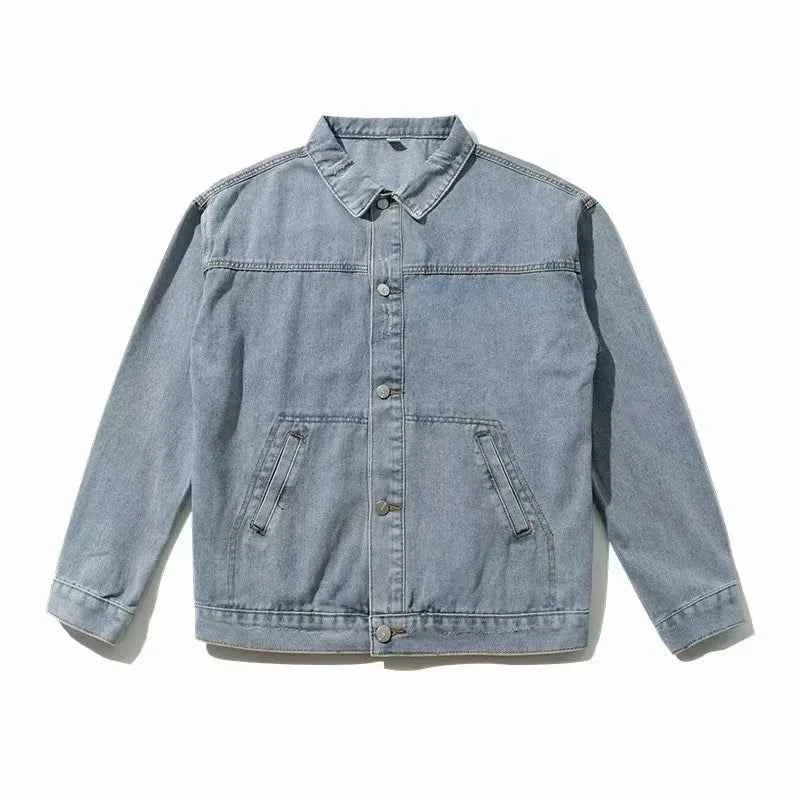 Classic Comfort Blue Retro Loose Denim  Jacket