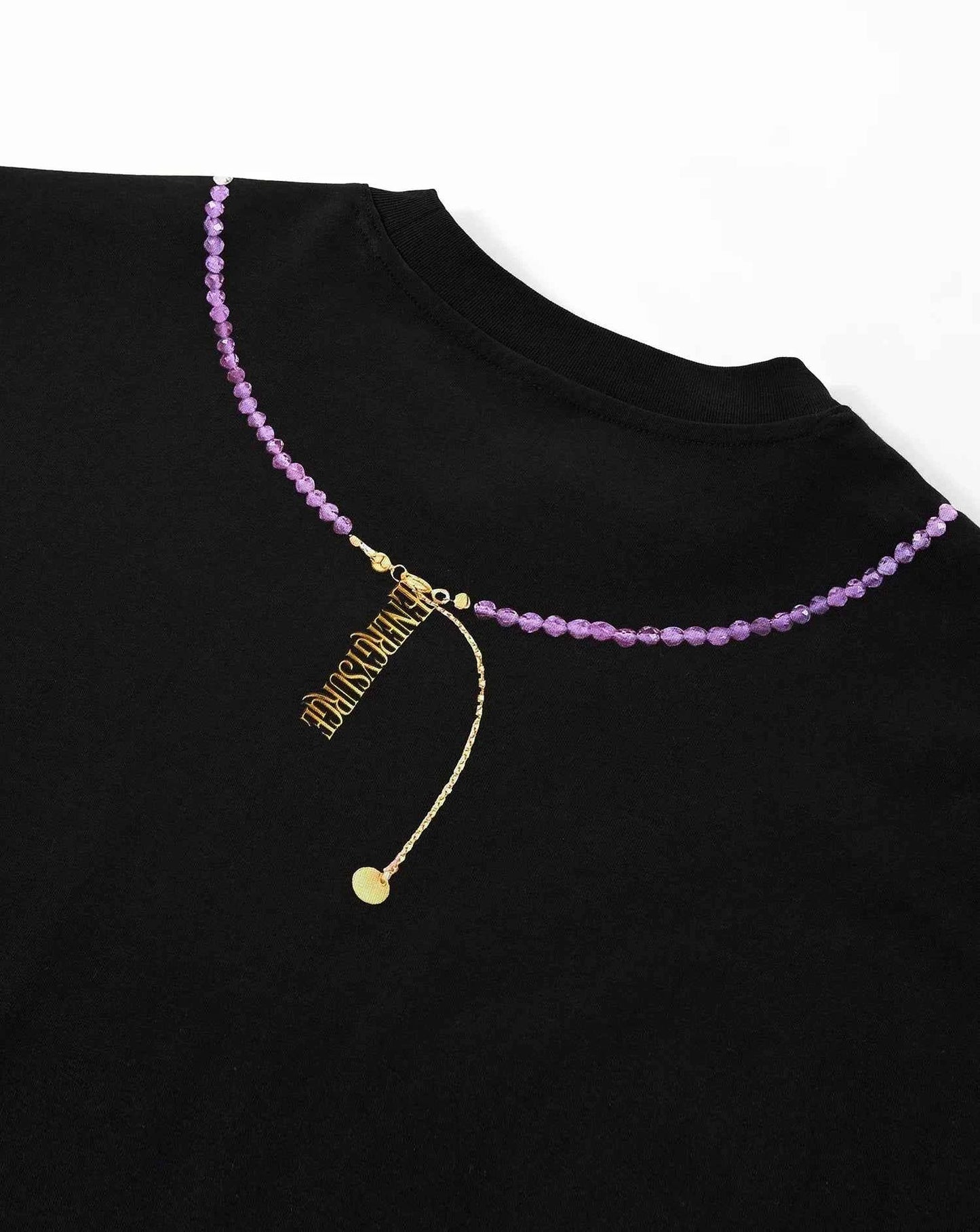 Lucky Gourd Embroidered Long Sleeve T-Shirt